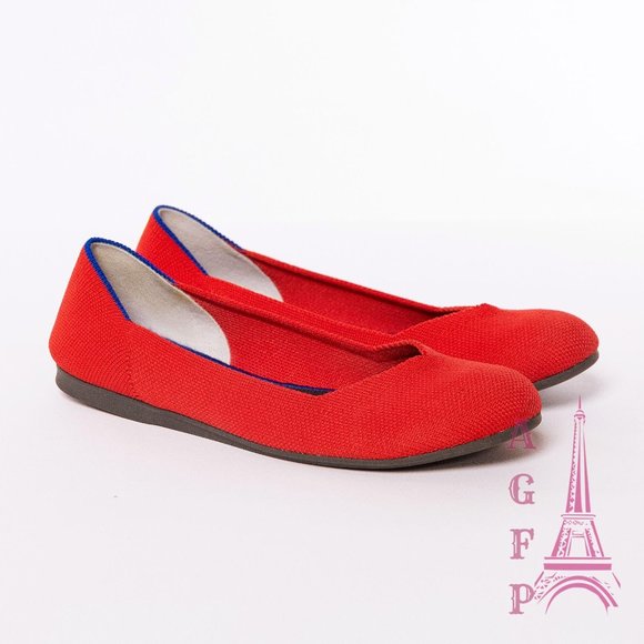Rothy’s Red Round toes ballet flats - Picture 13 of 16